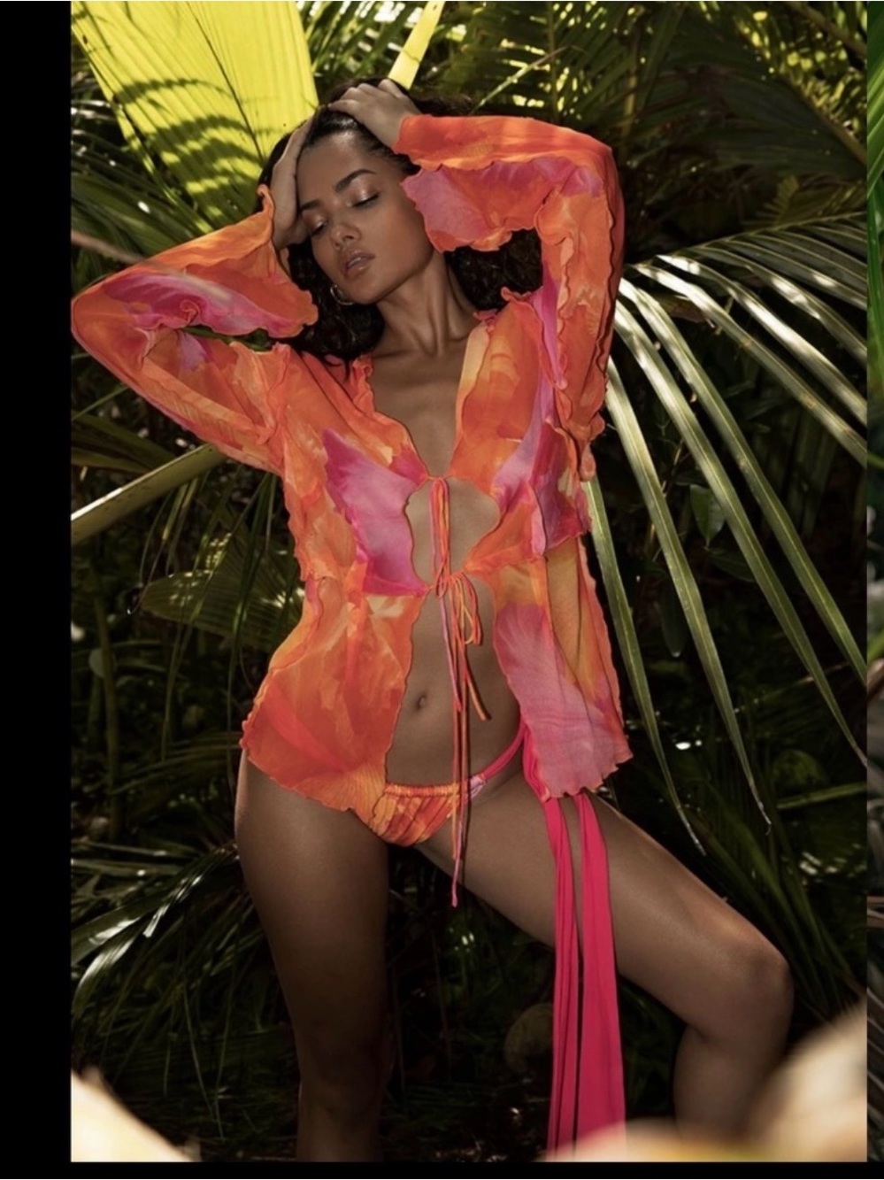 RAT & BOA, FIAMETTA blouse in dreamy sunset - Picture 3 of 11